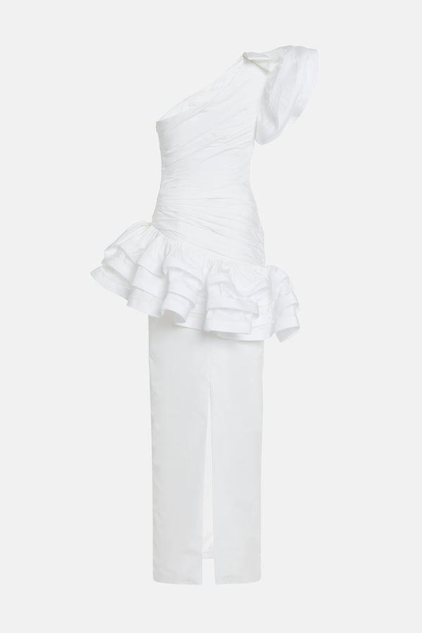 alessandra rich TAFFETA EVENING DRESS