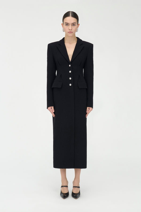 Alessandra Rich TWEED BOUCLE COAT