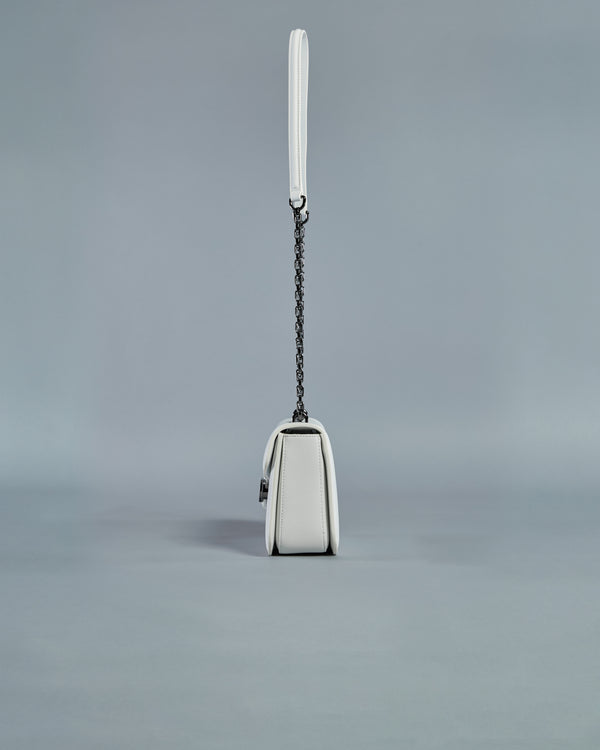 Alessandro Dell´acqua ADA Monogram Crossbody Bag White