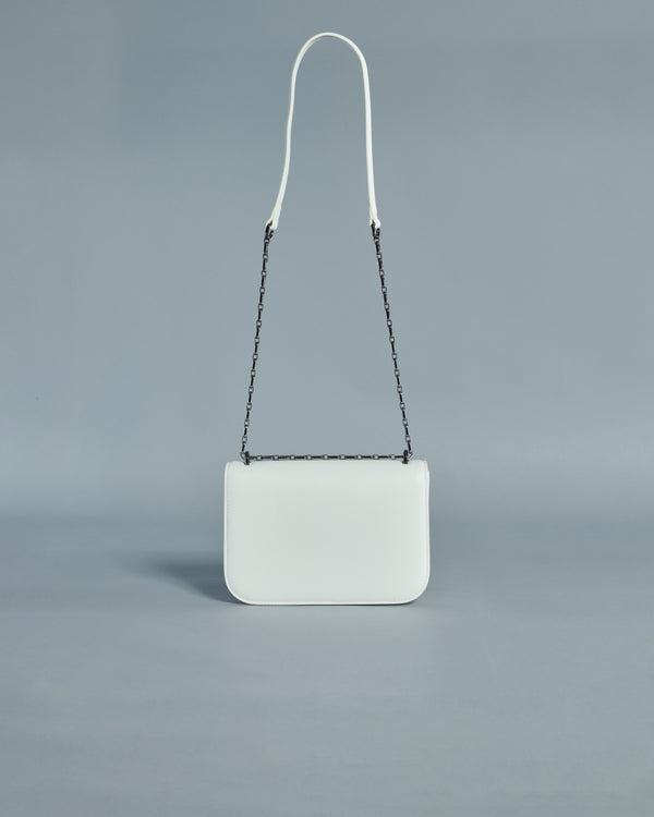 Alessandro Dell´acqua ADA Monogram Crossbody Bag White