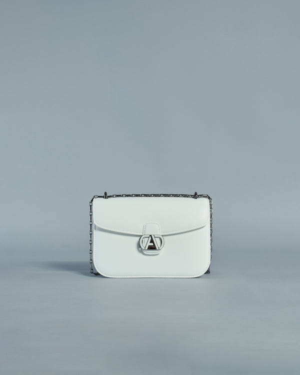 alessandro dell´acqua ADA Monogram Crossbody Bag White