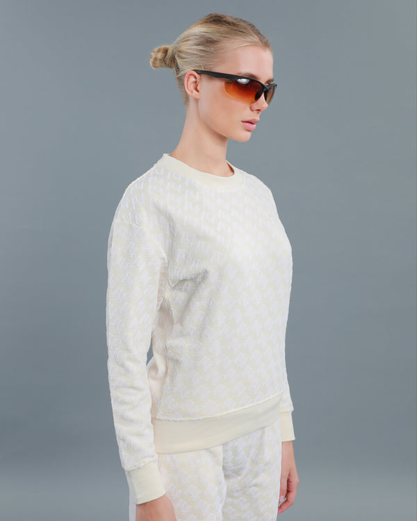 Alessandro Dell´acqua ADA Monogram Tracksuit Set Off-white