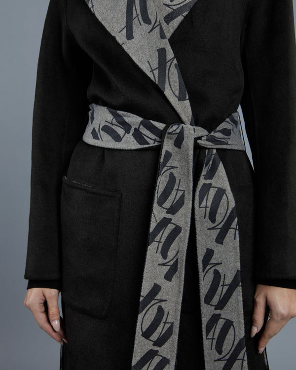 Alessandro Dell´acqua ADA Patterned Inner Coat Black