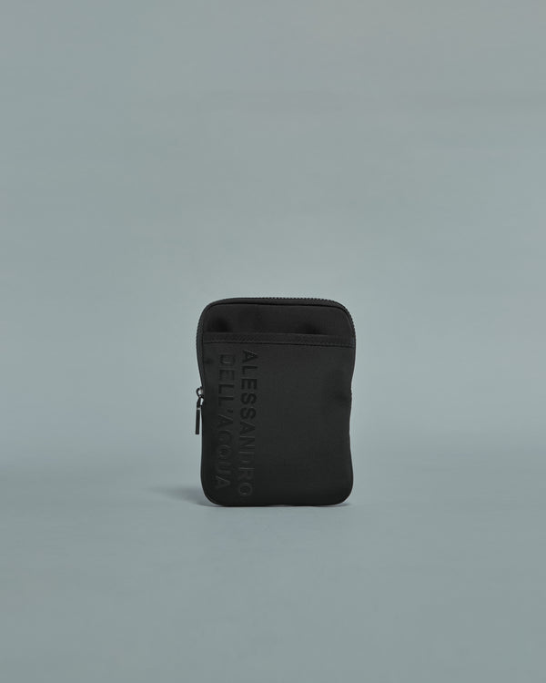 alessandro dell´acqua ADA Printed Crossbody Bag Black