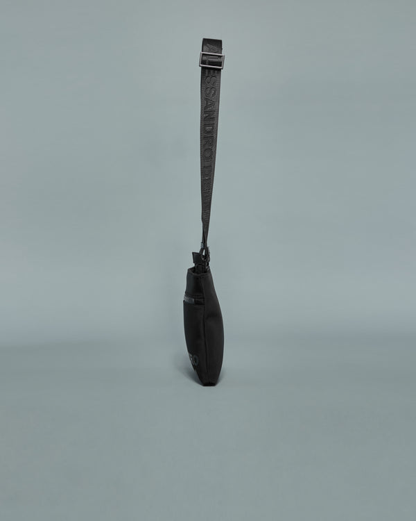 Alessandro Dell´acqua ADA Printed Rectangular Crossbody Bag Black