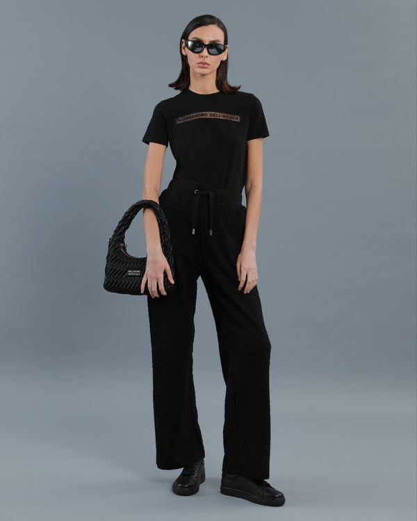 alessandro dell´acqua 3D Logo Sweatpants Black
