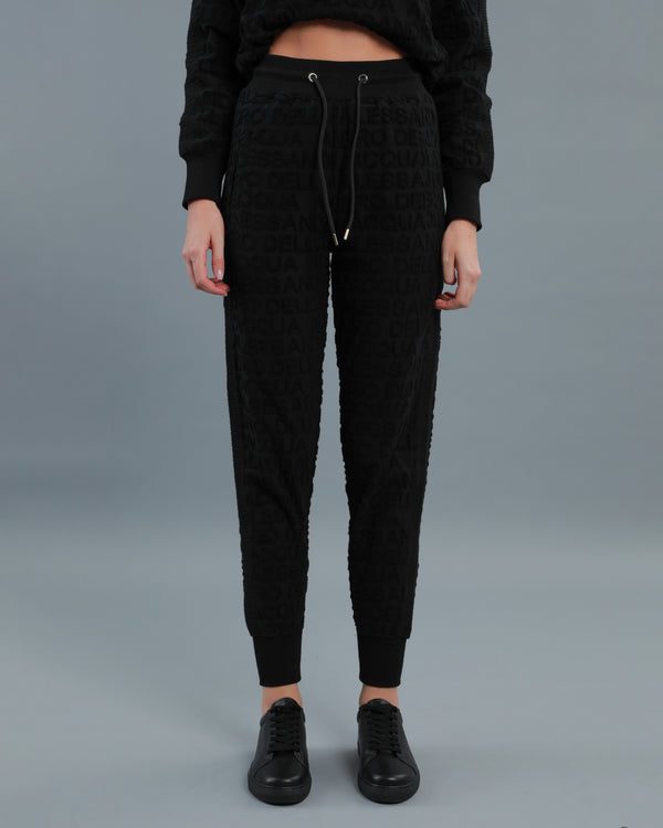 Alessandro Dell´acqua 3D Logo Tracksuit Set Black