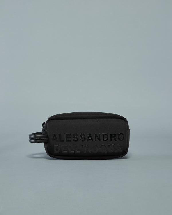 alessandro dell´acqua ADA Printed Pouch Black