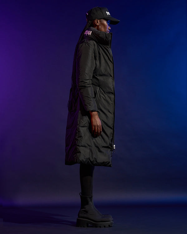 Alessandro Dell´acqua Belted Puffer Jacket Black