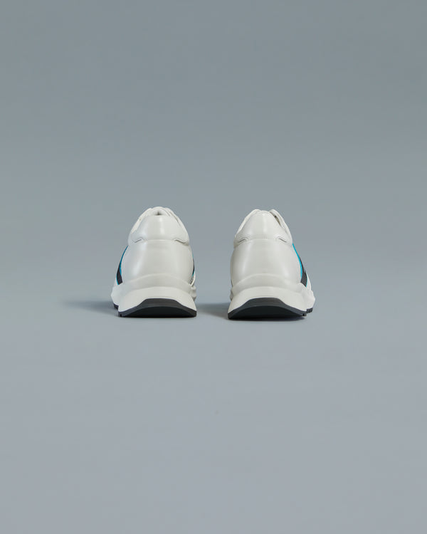 Alessandro Dell´acqua Brand Taped Sneakers White