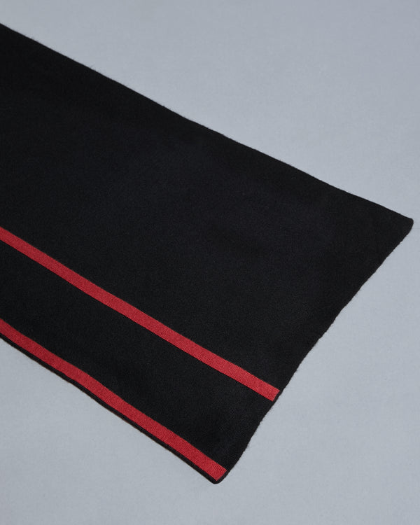 Alessandro Dell´acqua Contrasting ADA Scarf Black