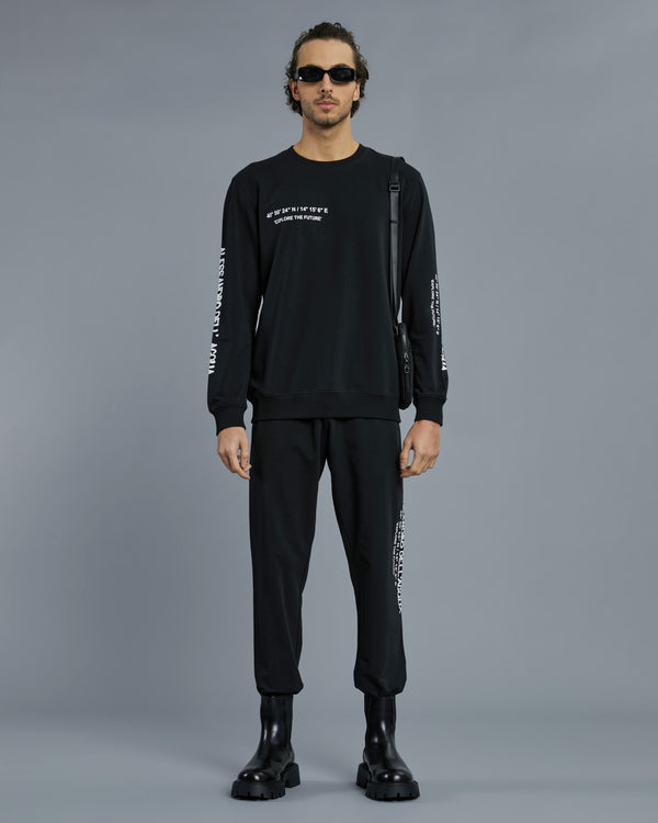 alessandro dell´acqua Graphic ADA Sweatshirt Black