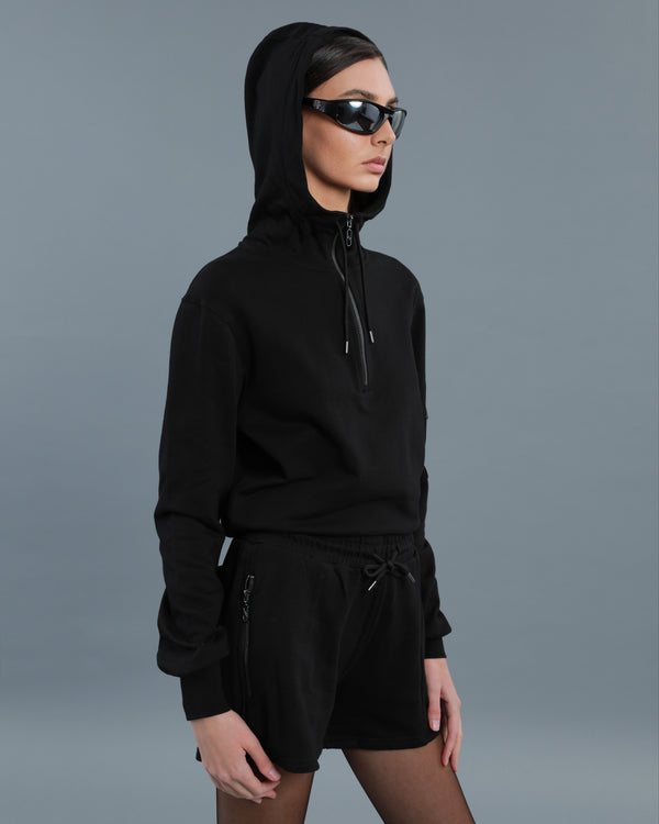Alessandro Dell´acqua Hooded Leisure Set Black
