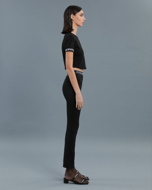 Alessandro Dell´acqua Logo Tape T-Shirt Black