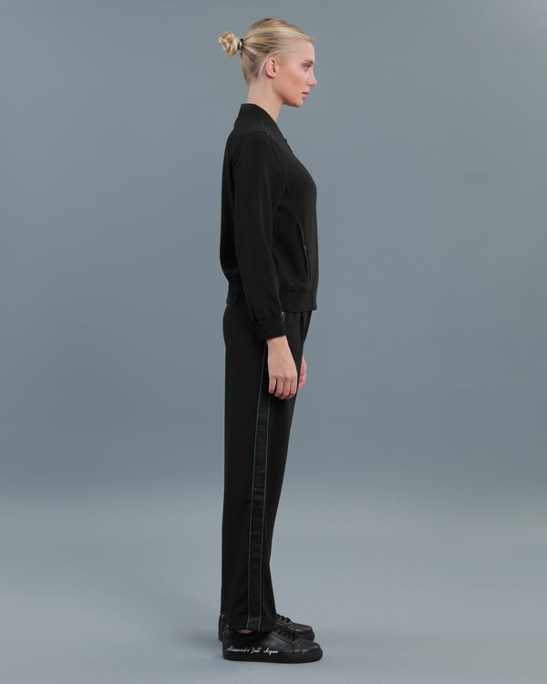 Alessandro Dell´acqua Logo Tape Track Jacket Black