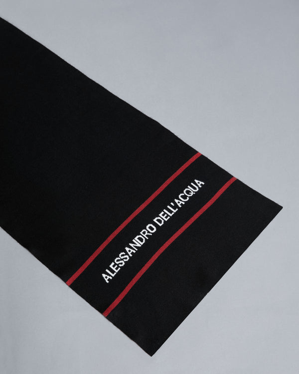 Alessandro Dell´acqua Outlined ADA Scarf Black