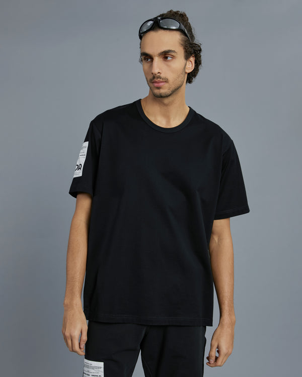 Alessandro Dell´acqua Patched Sleeve T-Shirt Black
