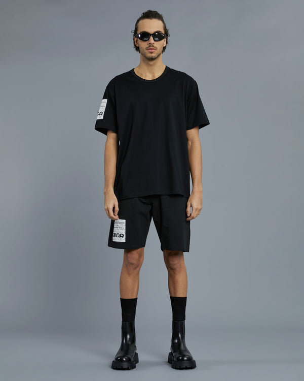 alessandro dell´acqua Patched Sleeve T-Shirt Black