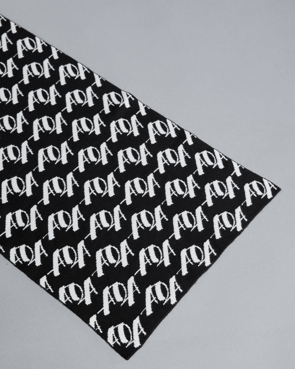 Alessandro Dell´acqua Script ADA Scarf Black