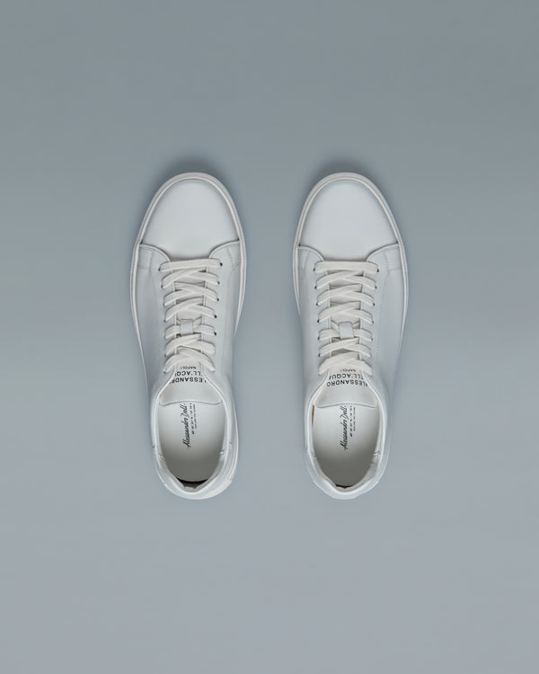 Alessandro Dell´acqua Solid Tone Sneakers White