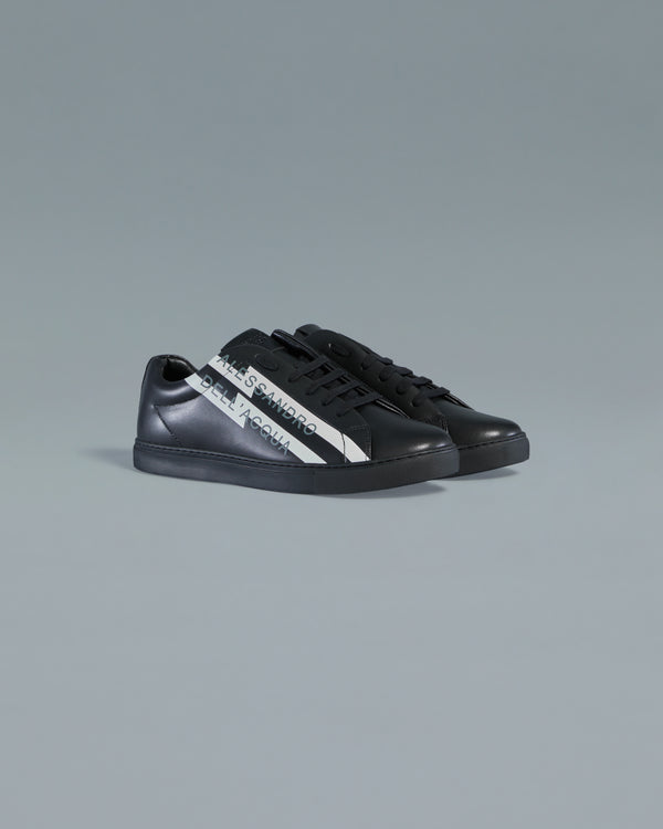 Alessandro Dell´acqua Striped Side Sneakers Black