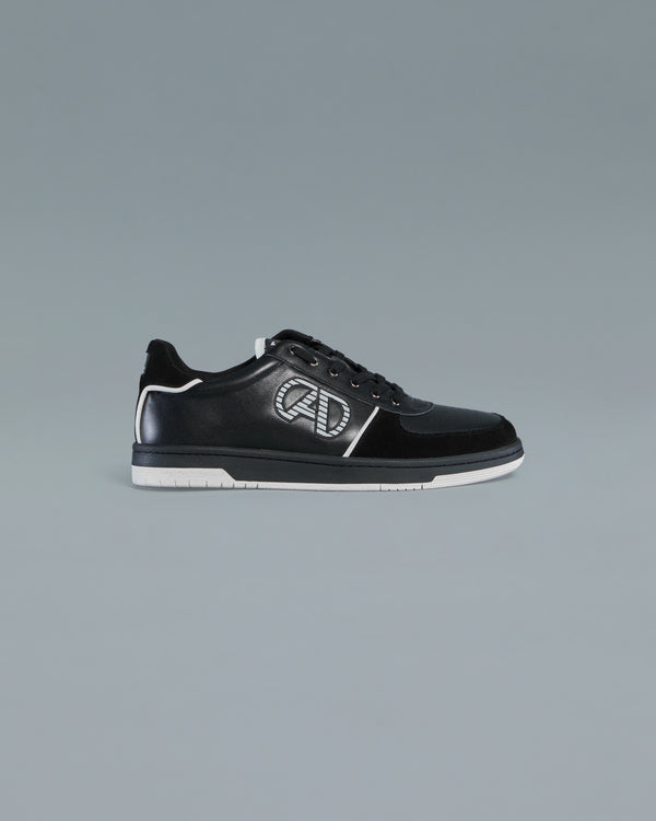 alessandro dell´acqua Suede Paneled Sneakers Black