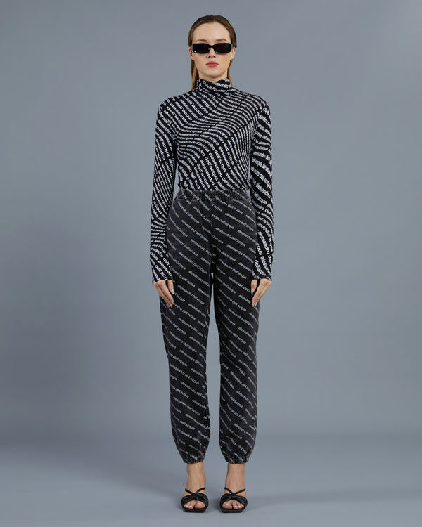 alessandro dell´acqua All-Over Printed Jogger Jeans Grey