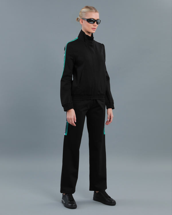 alessandro dell´acqua Bi-Color Logo Tape Tracksuit Set 210 ADA 8025