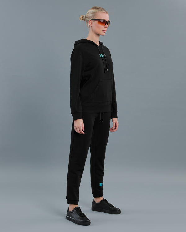 alessandro dell´acqua Bi-Color Patch Tracksuit Set Black