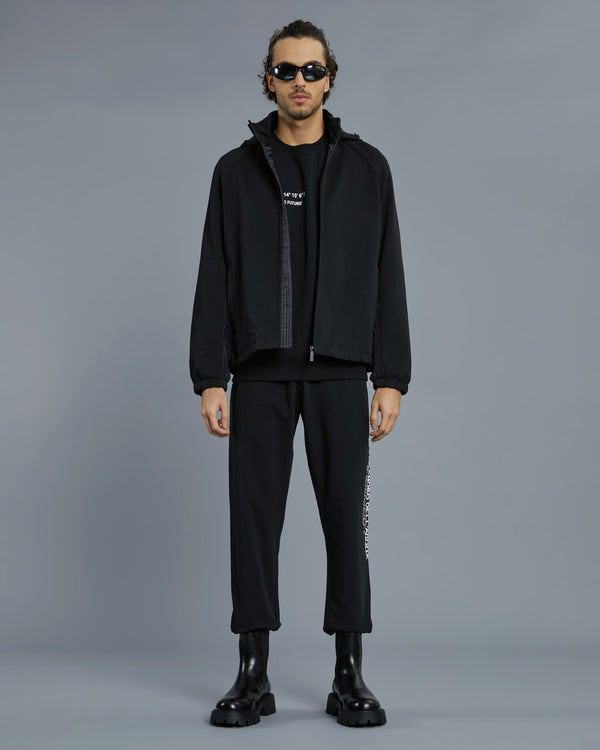 alessandro dell´acqua Detachable Hood Track Jacket Black