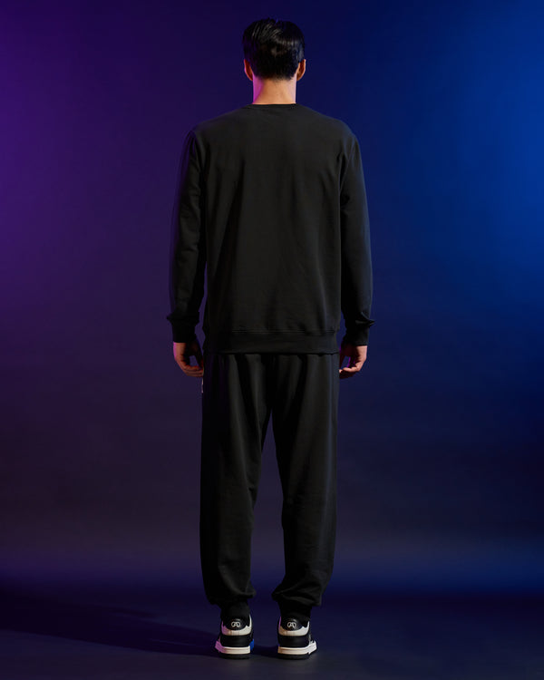 Alessandro Dell´acqua Distorted ADA Print Sweatshirt Black