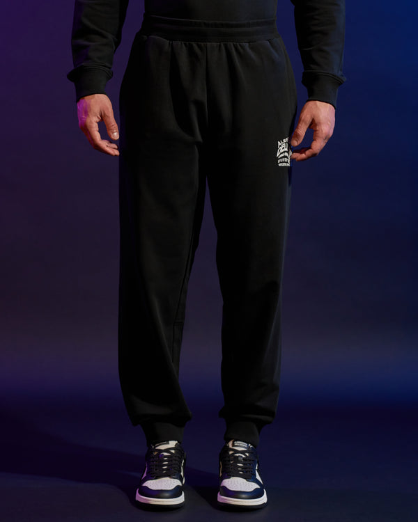 Alessandro Dell´acqua Distorted ADA Print Track Pants Black