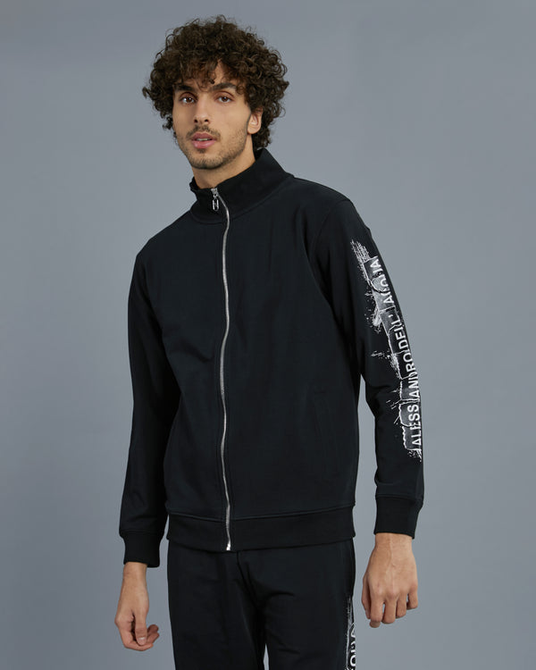 Alessandro Dell´acqua Graphic ADA Print Track Jacket Black