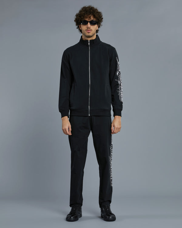 alessandro dell´acqua Graphic ADA Print Track Jacket Black
