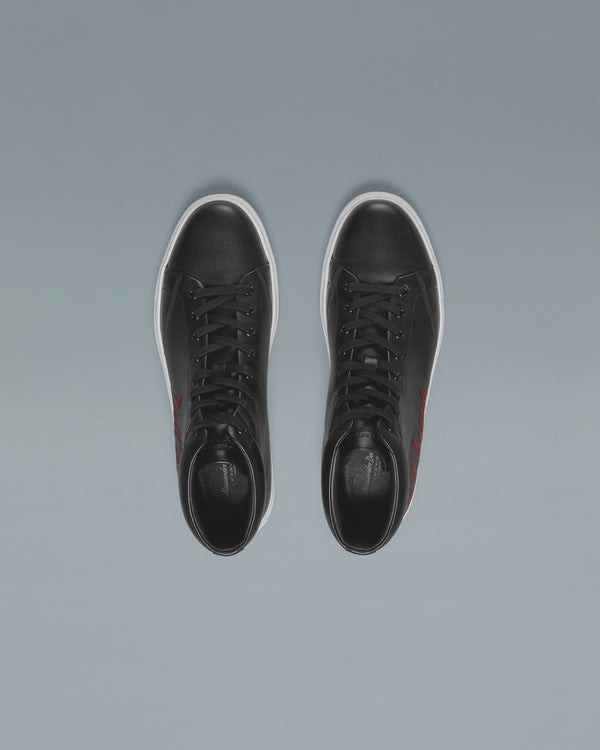 Alessandro Dell´acqua Hi-Cut Branding To Side Sneakers Black