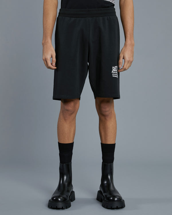 Alessandro Dell´acqua Illusion ADA Print Track Shorts Black