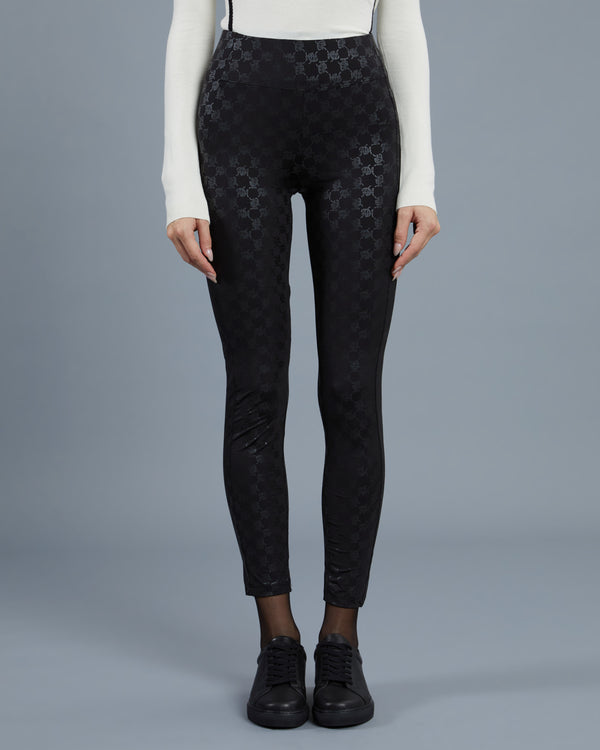 Alessandro Dell´acqua Illusion Effect Leggings Black