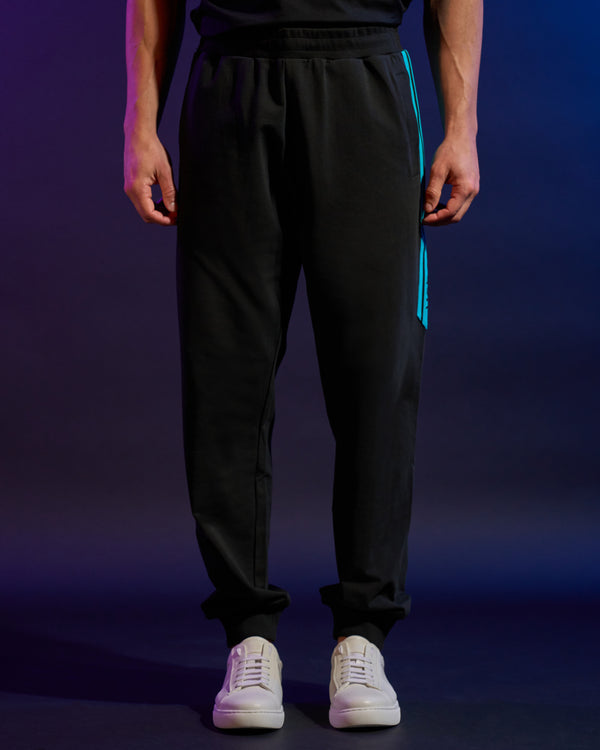 Alessandro Dell´acqua Jacquard ADA Print Track Pants Black