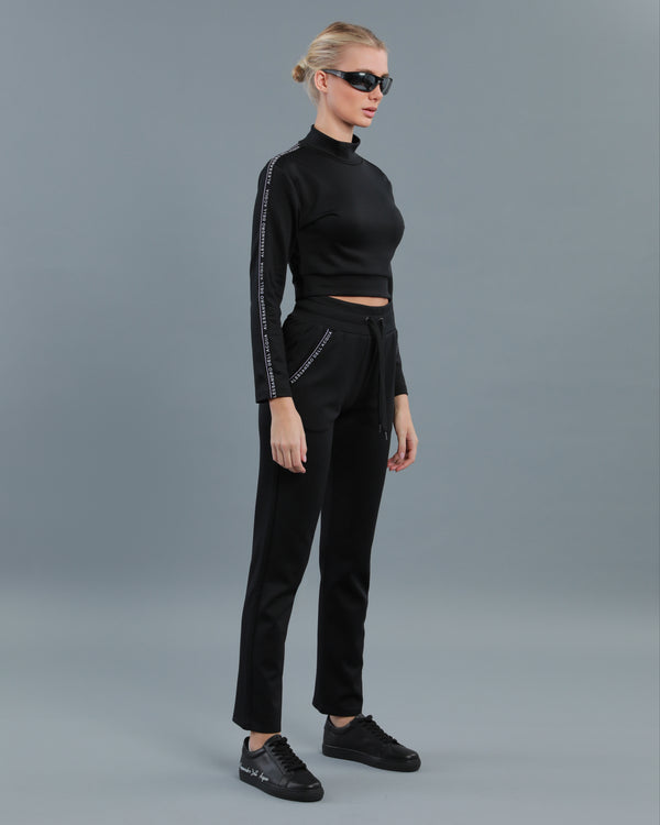 alessandro dell´acqua Logo Tape Tracksuit Set Black