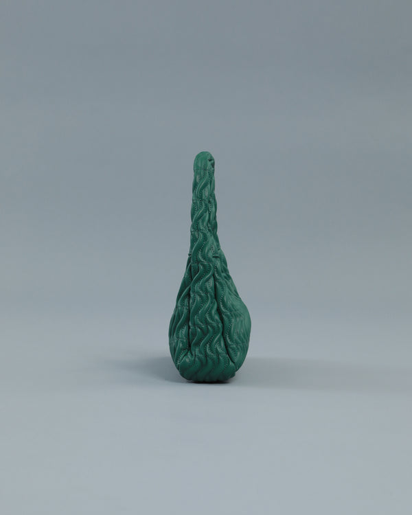 Alessandro Dell´acqua Matelassé Shoulder Bag In Green