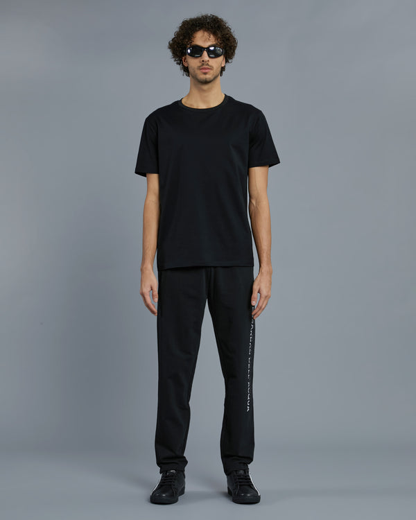 alessandro dell´acqua Monochrome ADA Print T-Shirt Black