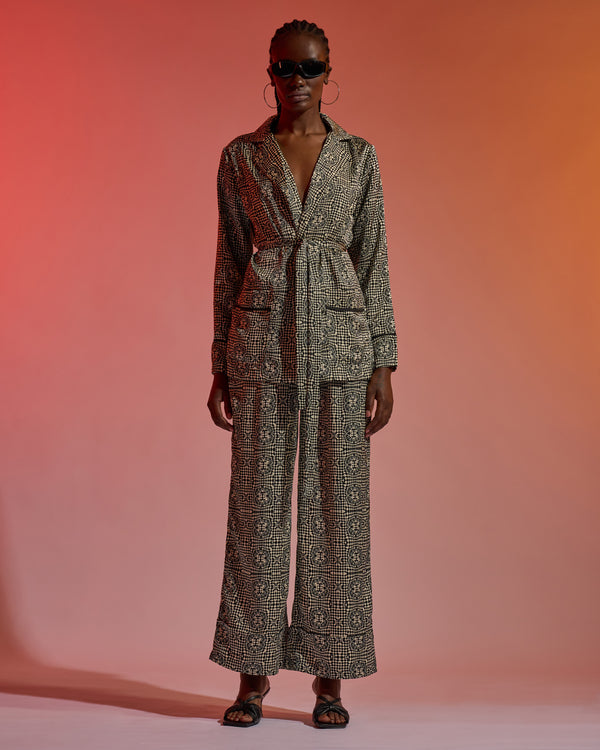 alessandro dell´acqua Monochrome Patterned Blazer Multi