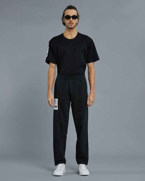 alessandro dell´acqua Patched Side Track Pants Black