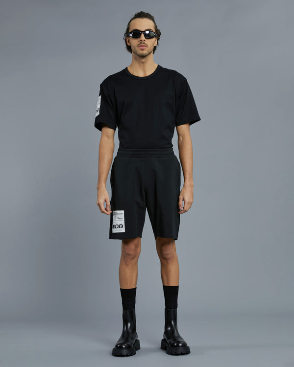 alessandro dell´acqua Patched Side Track Shorts Black