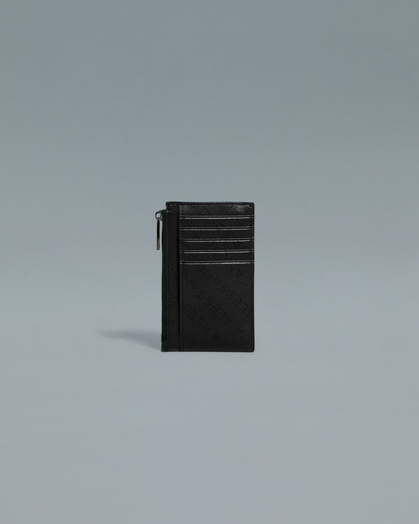 Alessandro Dell´acqua Perforated ADA Card Holder Black