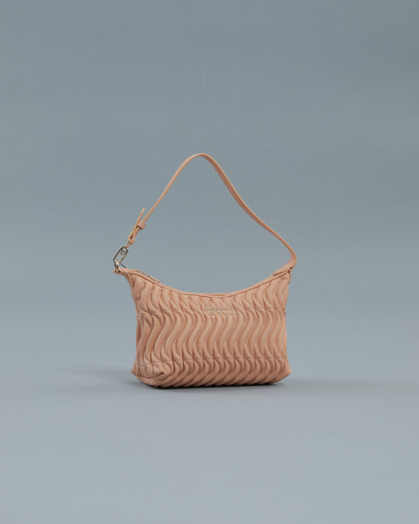 Alessandro Dell´acqua Quilted Shoulder Bag In Beige