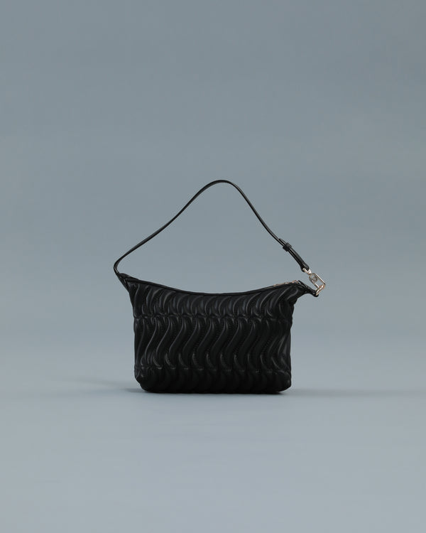 Alessandro Dell´acqua Quilted Shoulder Bag In Black