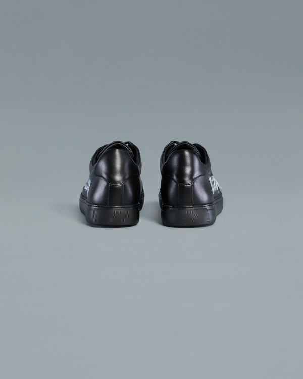 Alessandro Dell´acqua Script ADA Print Sneakers Black