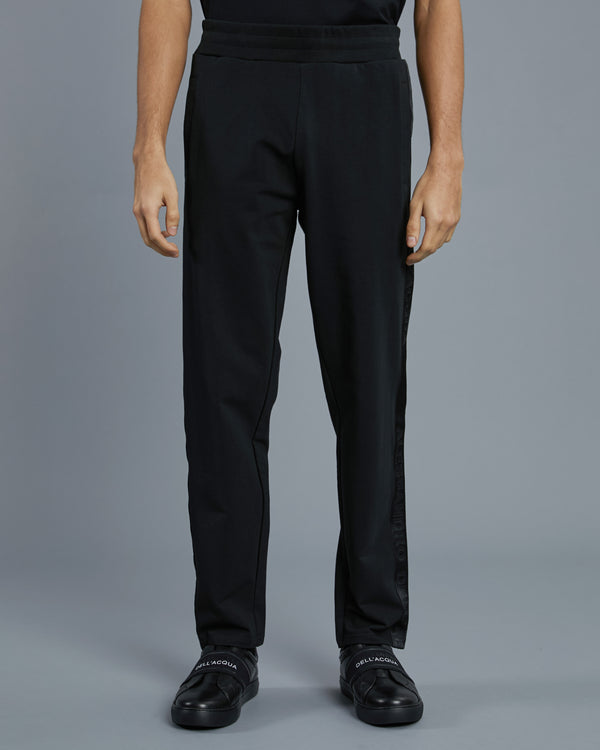 Alessandro Dell´acqua Side Brand Taped Track Pants Black