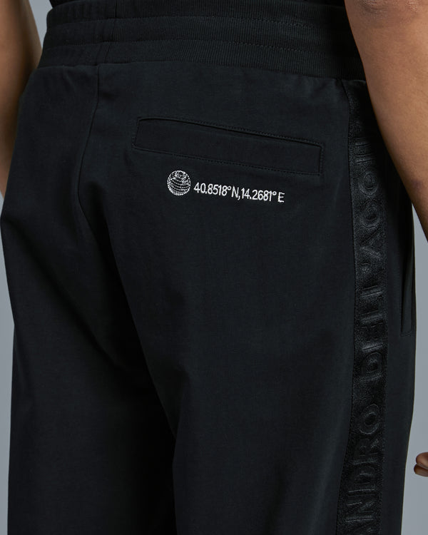 Alessandro Dell´acqua Side Brand Taped Track Pants Black